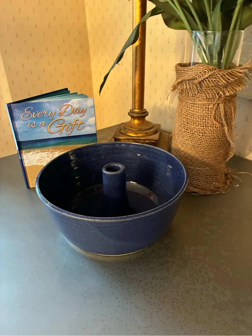 SHELTON’S POTTERY Bundt cake pan, HANDCRAFTED stoneware from SEAGROVE N.C.